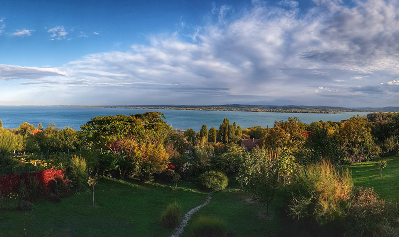 View of Lake Balaton from the apartment
