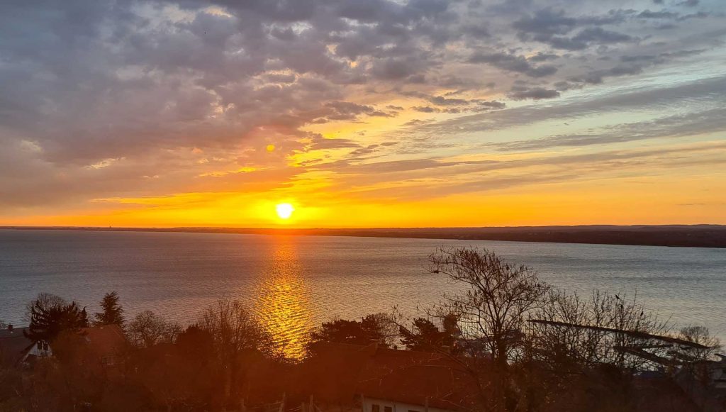 Sunrise from the Panorama Apartment