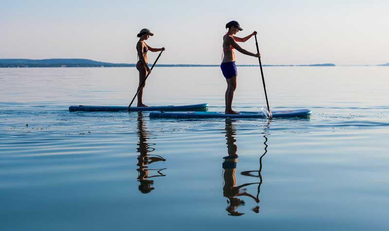 SUP tour at Tihany, Lake Balaton
