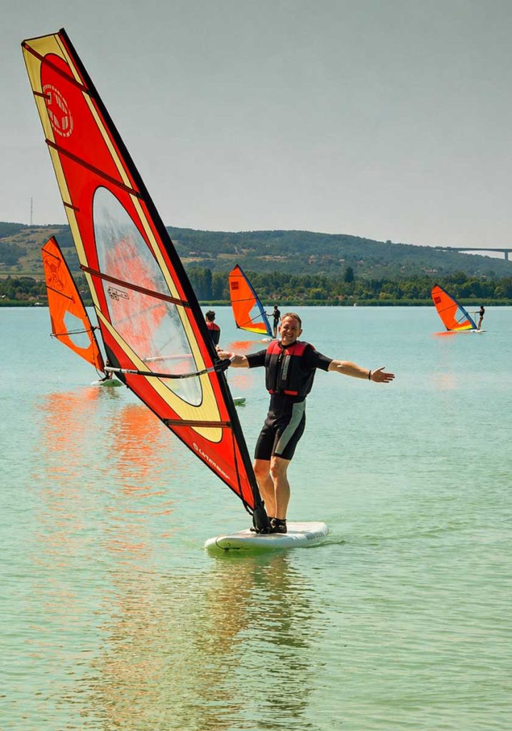 Surfkurs am Balaton